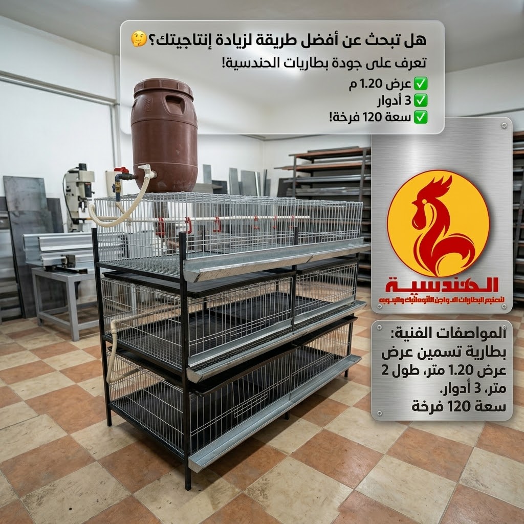 بطاريه الدواجن التسمين